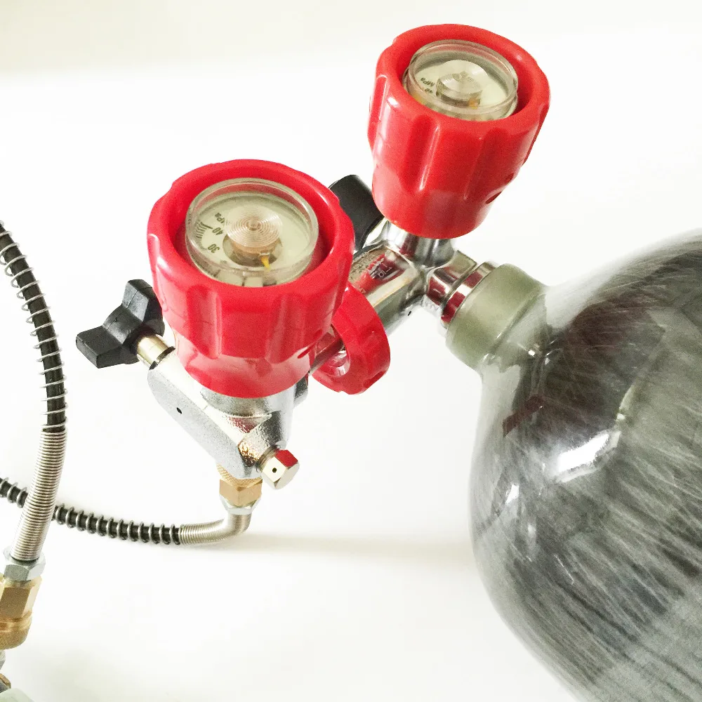 AC168101 PCP rifle 6.8L  300bar 4500psi carbon fiber tank air pressure cylinder balloon & valve & fill station for sale E