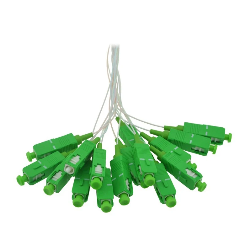 

high quality mini 1x16 Single mode SC APC Optical fiber Splitter 0.9mm Steel Tube PLC Connector1x16 FBT Optical Couple