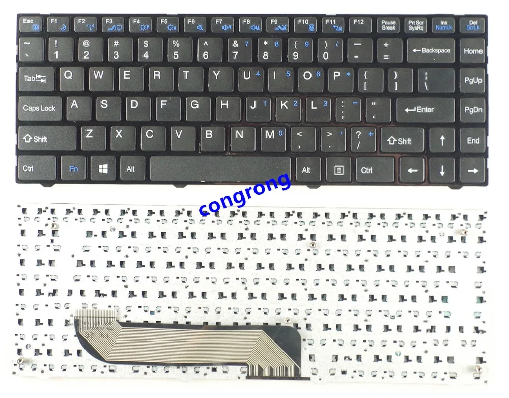 Клавиатура для ноутбука HASEE UI43 UI43B UI41 UI47 UI45 UI47-D4 D0 D1 D3 U41G UI43R U43 U45 на английском языке