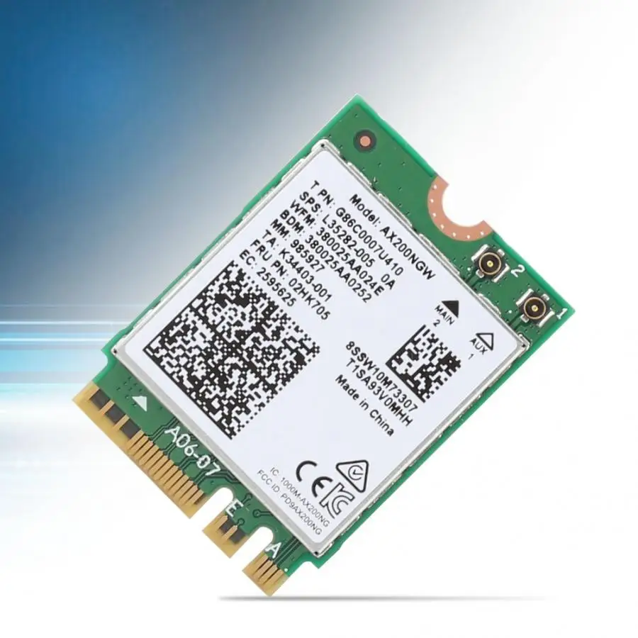 Для Intel AX200NGW 802.11AX WIFI6 2,4 Гбит/с Двухдиапазонная беспроводная сетевая карта с Bluetooth 5,0 для Intel AX200NGW сетевая карта