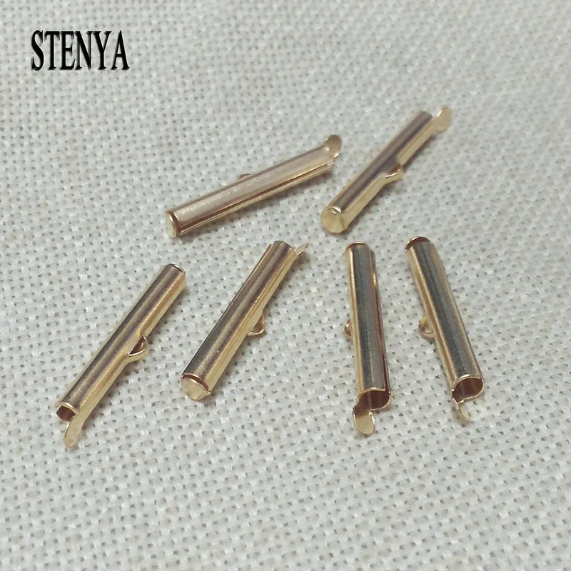 Соединитель для ожерелья Зажимная защелка тумблеры трубчатые спейсеры трубки