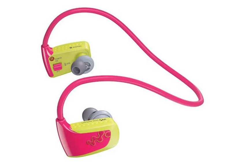 Красный 8 ГБ Высококачественная портативная гарнитура стерео Walkman MP3-плеер W262 предотвращает Пот спортивные наушники mp3-плеер - Цвет: Красный