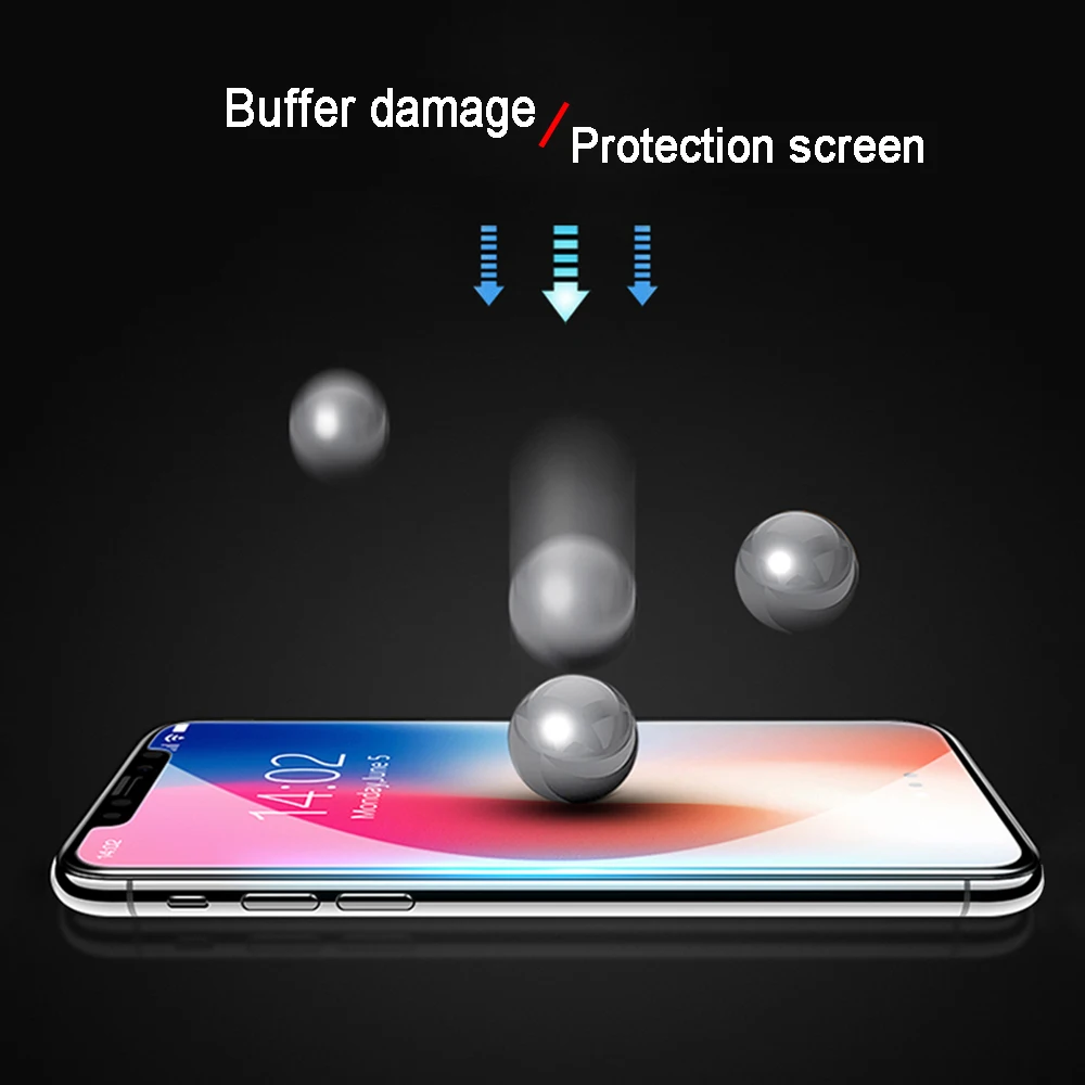 Aicisingn защитное закаленное стекло для iPhone 7 8 6 6S Plus X XS Max XR жесткая защитная пленка