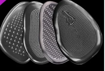 4 пары туфель с подушечками из силикона и хлопка прозрачная обувь гелевыми