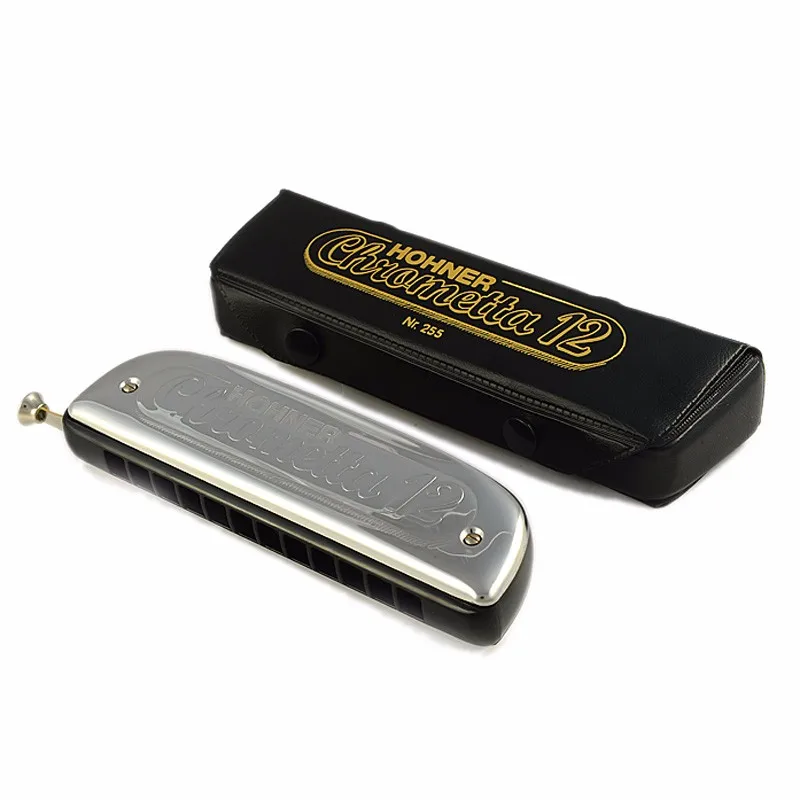 Германия 12/14 отверстие 48 тон Хроматическая гармоника HOHNER 255/257 ABS гребень Ключ C в форме корабля Armonica рот Ogans