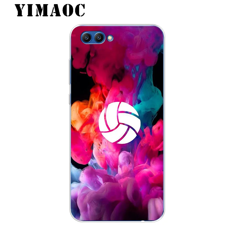YIMAOC Volleyball Art Soft Case for Huawei Mate 30 20 P30 P20 P10 P9 P8 2015 2016 2017 P Smart Lite Pro |