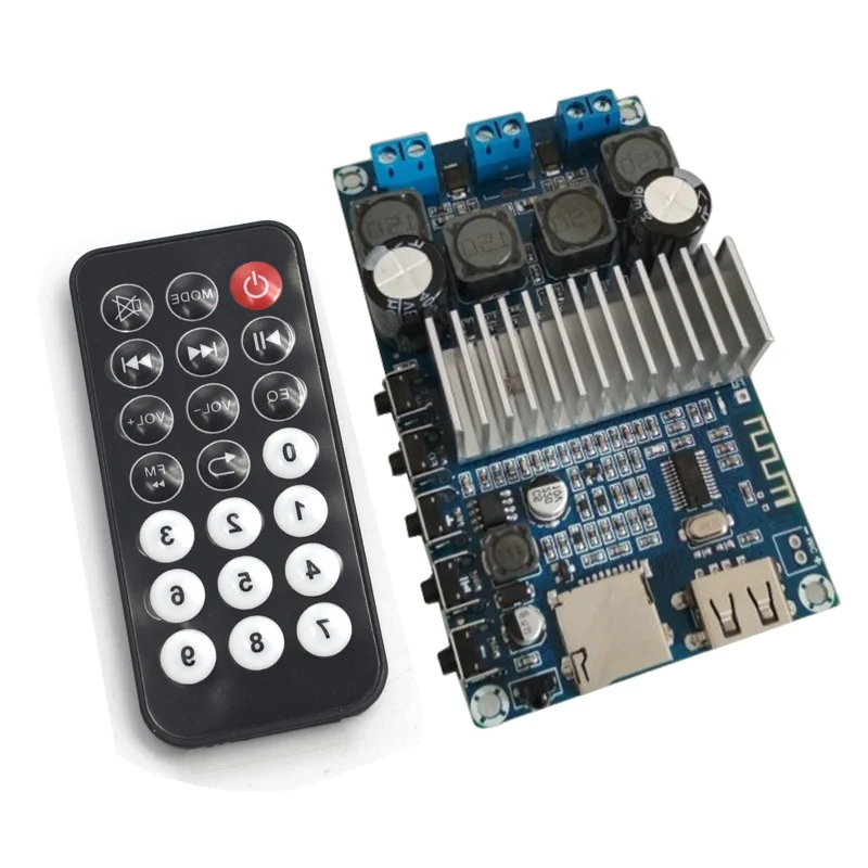 TPA3116D2 усилители Bluetooth доска усилитель пластины 50 Вт * 2 4 Динамик получить совет FM