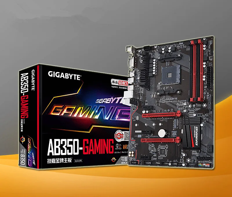 Для Gigabyte GA AB350 Gaming 3 B350 AM4 DDR4 настольная игра Поддержка Ryzen серии|Материнские платы|