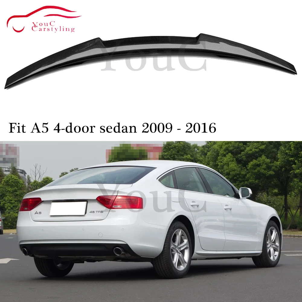 Спойлер на задний бампер M4 style спойлер для Audi A5 Sportback салон 2009 2016 Стайлинг