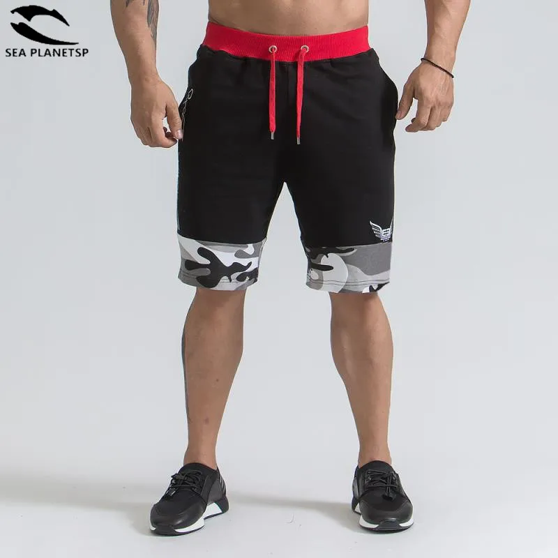 Новый летний Для мужчин хлопковые шорты одноцветное по колено пот Штаны мужской