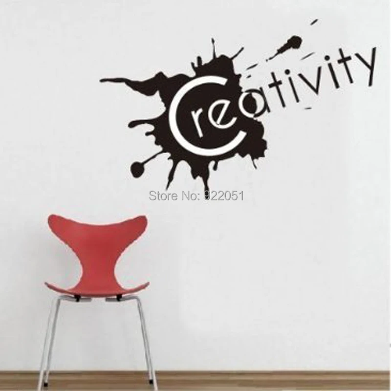 Чернила всплеск творчество английские буквы наклейки съемный водонепроницаемый