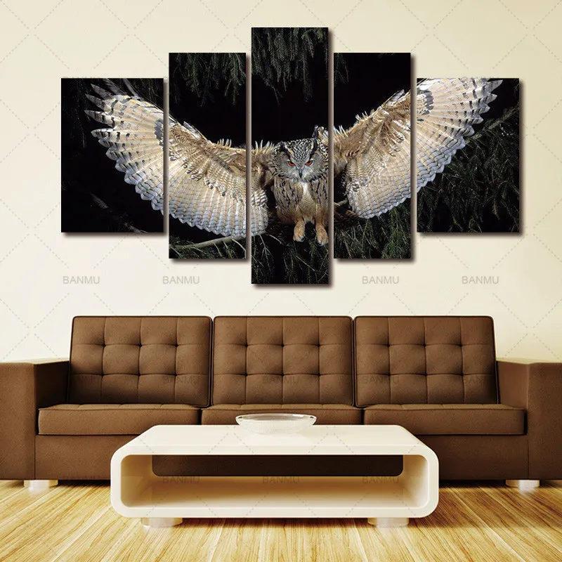 5 шт. Картина на холсте с крыльями | Дом и сад