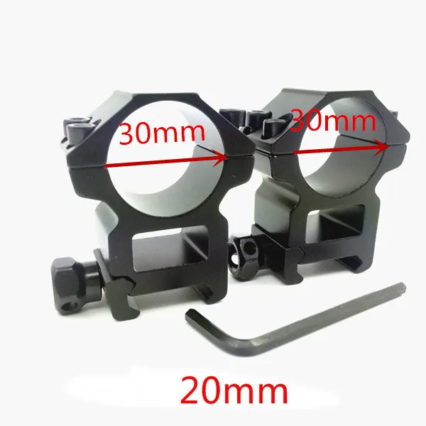 20Mounts 1-4X24 AR 223 быстрый фокус короткий оптический прицел зона падения-223 для внешнего снайпера - Цвет: 20Mounts