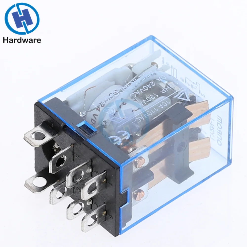 LY2NJ катушки DC12V DC24V AC110V AC220V HH62P JQX-13F10A 220V Миниатюрный электромагнитный реле общего назначения