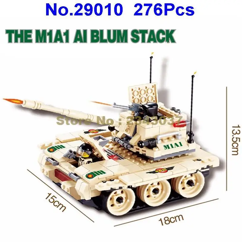 29010 276 шт. Детский конструктор тигровый танк|building blocks|tank building blockblock block |