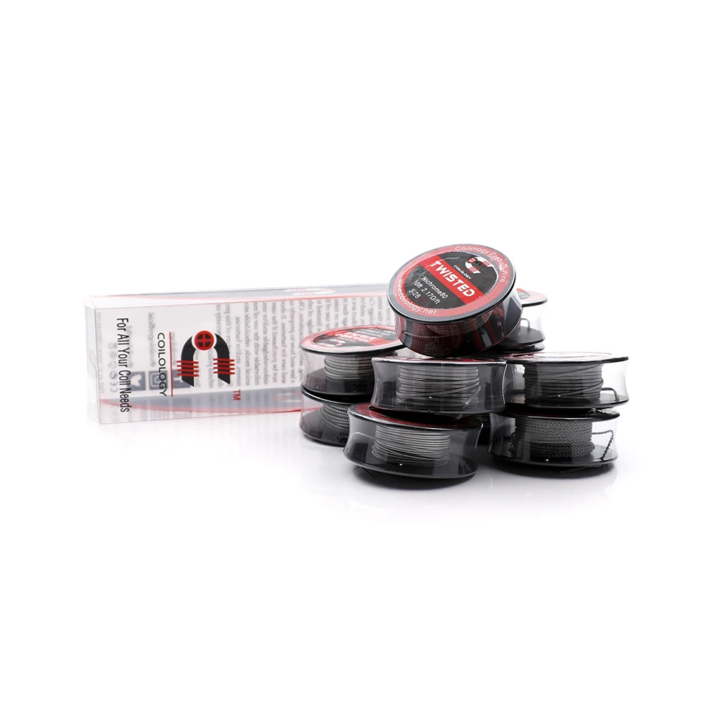 Coilology три Core Fused Clapton NI80 катушки для электронной сигареты RDA RBA проволока