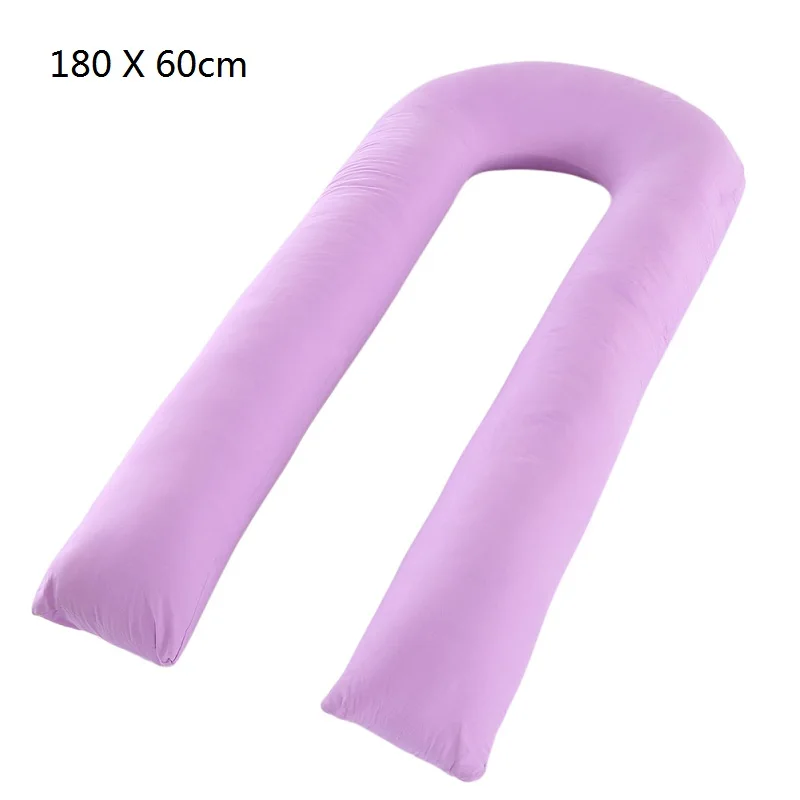 purple Подушка для беременных, постельные принадлежности, подушка для всего тела для беременных женщин, удобная u-образная подушка, длинная подушка для сна, подушки для беременных - Цвет: purple