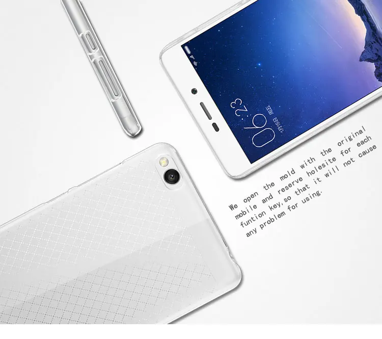 IMAK для Xiaomi Redmi 3 Чехол прозрачный Кристалл II твердый пластиковый чехол на заднюю панель чехол для Xiaomi Redmi 3