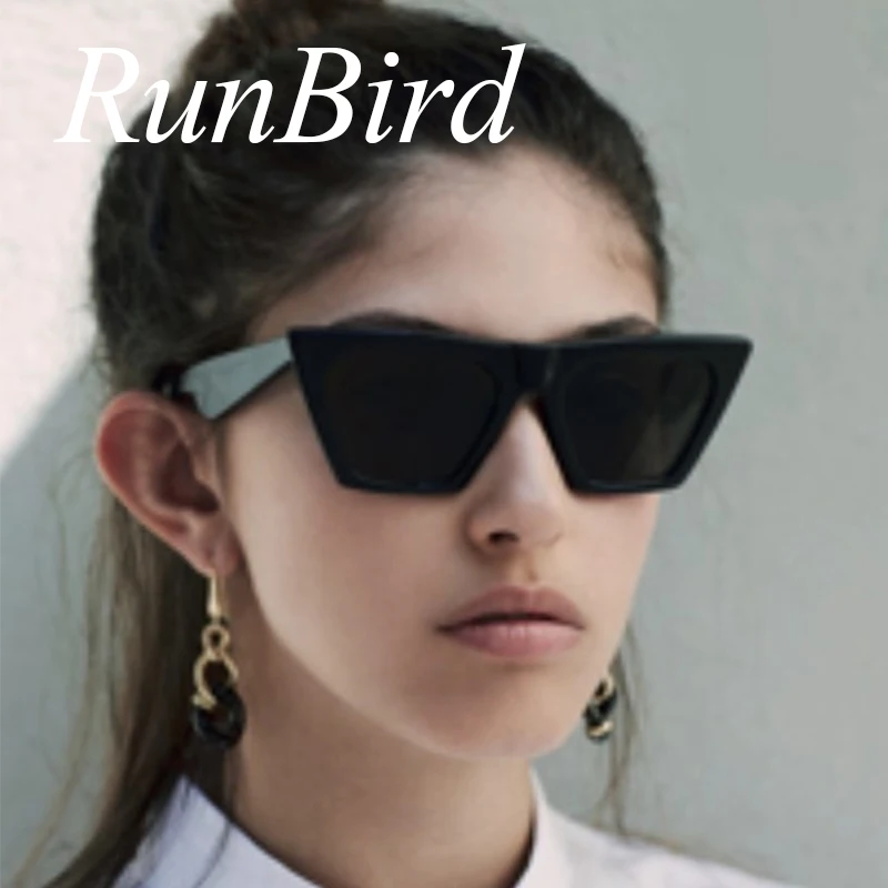 Новинка 2017 модные квадратные солнцезащитные очки женские кошачий глаз Роскошные