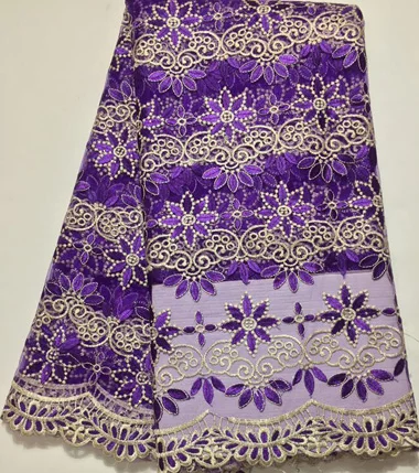 2019 последние французские нигерийские кружевные ткани высокого качества Тюль