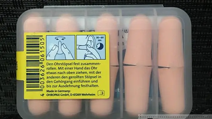5 пар Ohropax Мягкая Пена Беруши моющиеся шум остановки Беруши шумоподавление для путешествия сна