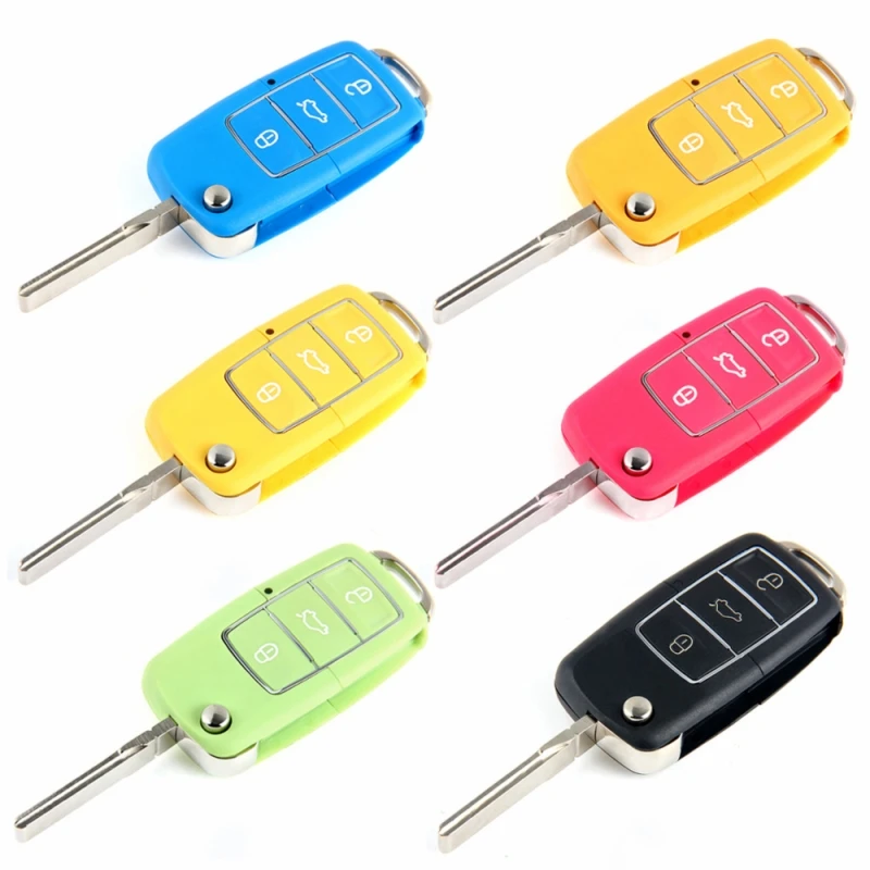 CARCHET 3 кнопочный дистанционный переключатель оболочки складной контроллер Fob