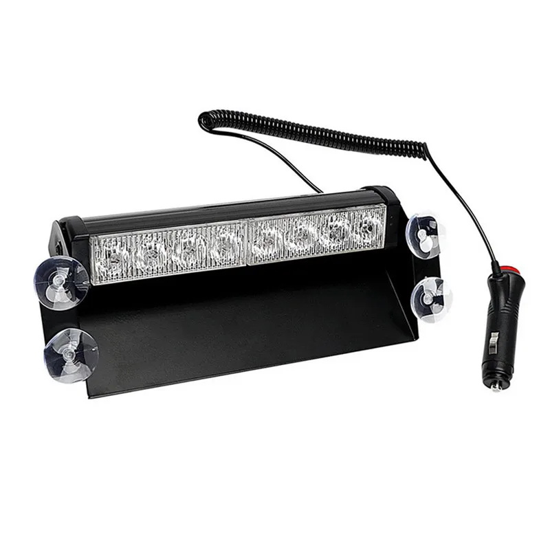 8-LED Light-A 8 светодиодный аварийный мерцающий светильник 3 Режим вспышки 12V автомобиль панель приборов для грузовиков Предупреждение мигающий светильник s бар безопасности транспортных средств сигнальная лампа - Цвет: 8-LED Light-A
