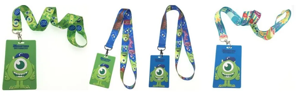 Новинка 1 шт. Аниме монстр ПВХ ремень брелки держатели для карт банковские карты