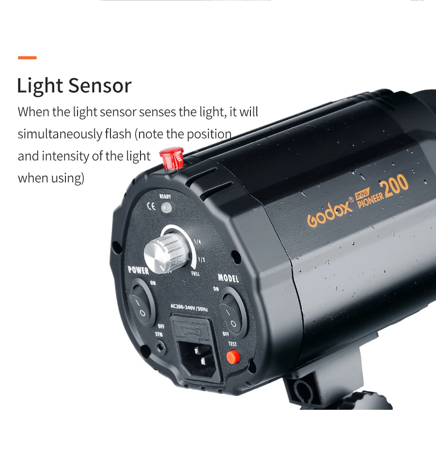 Godox 400Ws строб студия Flash светильник комплект 2 шт 200Ws фотографический светильник ing-Strobes, светильник, триггеры, софтбокс