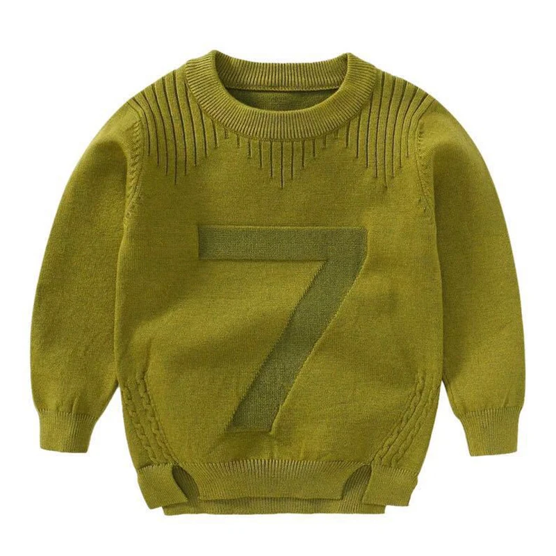 Осенние свитера для мальчиков на весну 2019 Детские Свитера и кардиганы свитеры