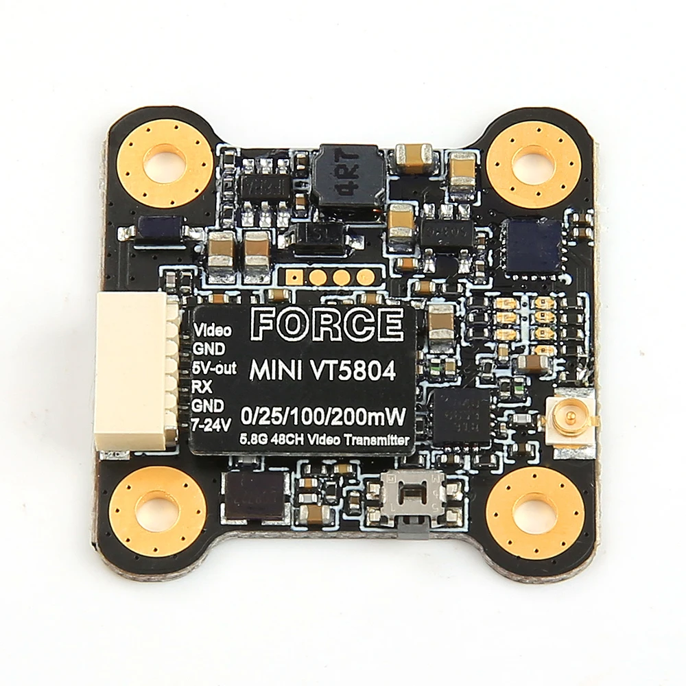 Передатчик Force Mini 5 8G 48 каналов 0/25/100 мВт переключаемый с поддержкой экранного меню
