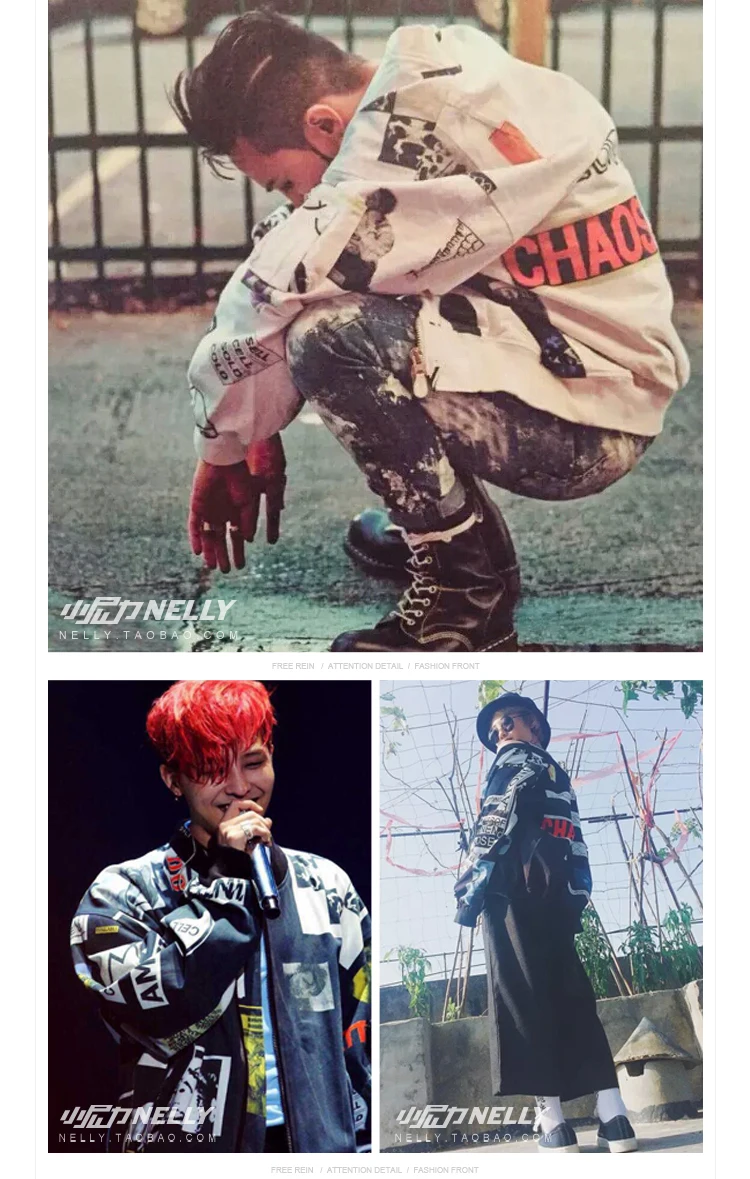 Модные kpop Bigbang g-dragon хип-хоп мужские и женские толстовки, повседневные свободные толстовки с длинным рукавом, уличная одежда, тонкие топы, Пальто Harajuku