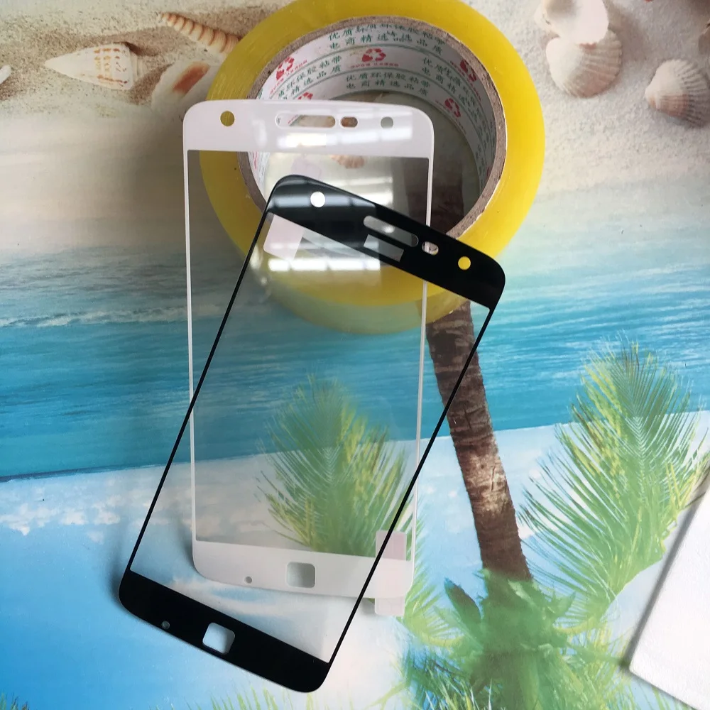 3D закаленное стекло для Motorola Moto Z2 force полное покрытие защитная пленка