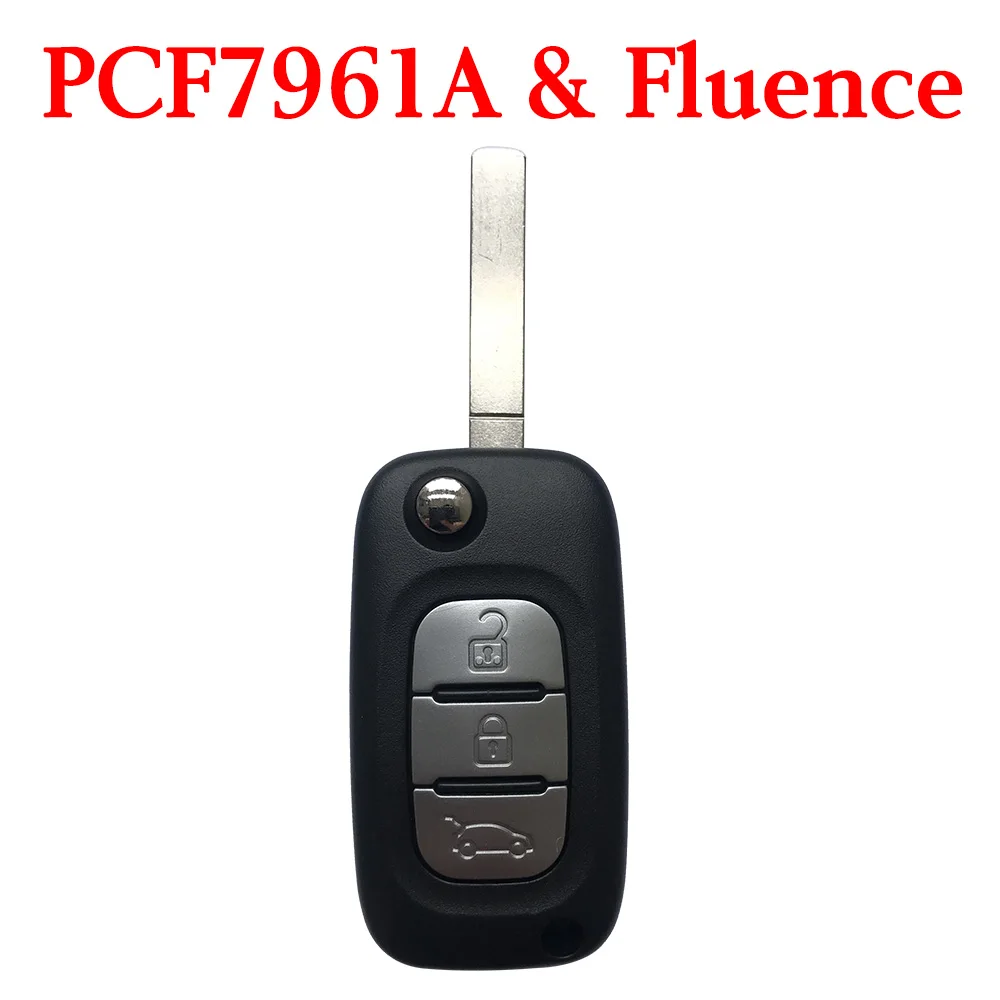3 кнопки 434 МГц дистанционный ключ для Renault Fluence 2011|Ключ от авто| |
