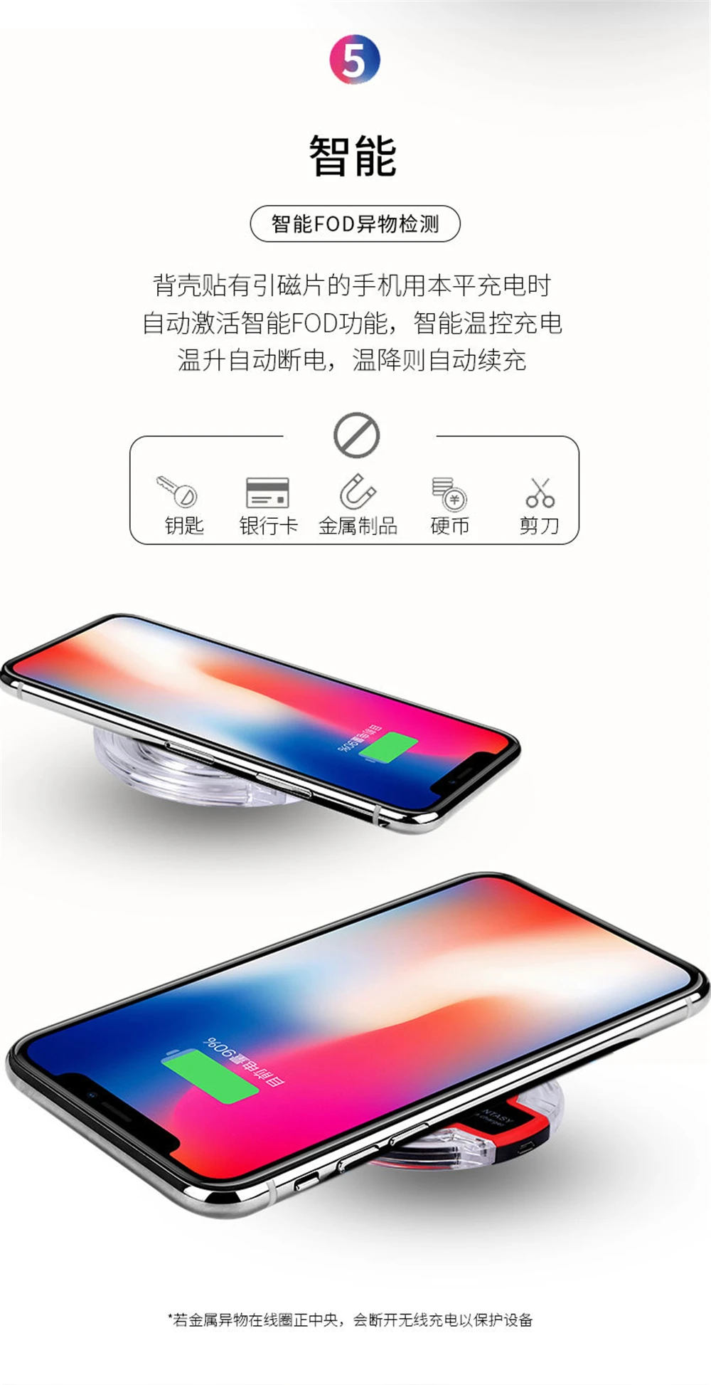 Qi стандартное беспроводное зарядное устройство для iPhone X XS MAX XR 8 Plus samsung S10 Plus S9 S8 Note10 Note9 LG V30S Беспроводная зарядная площадка 5 Вт