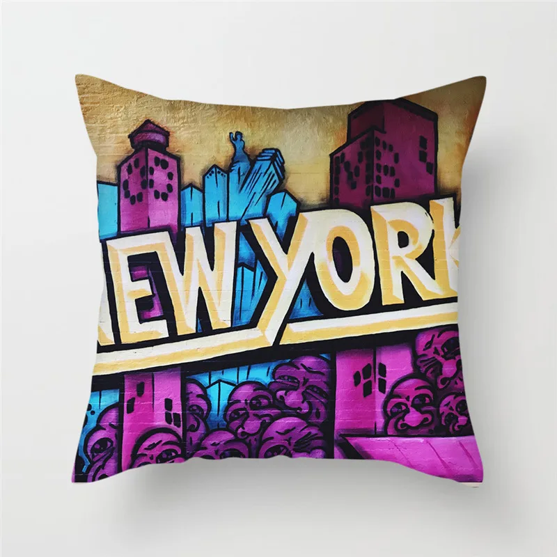 Fuwatacchi чехол для подушки в ужасном стиле с абстрактным рисунком стула дивана