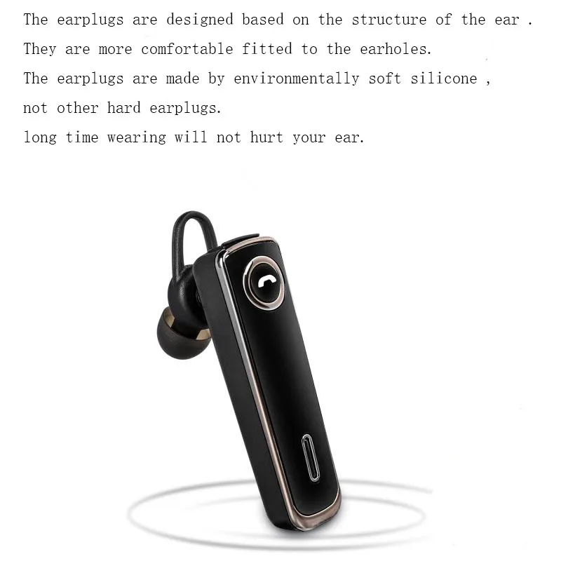 Bluetooth Earphone 20 Hrs Working V5.0 Headset Wireless Earbud Hands-free Stereo With Mic For Car Driving Phone Sport | Электроника