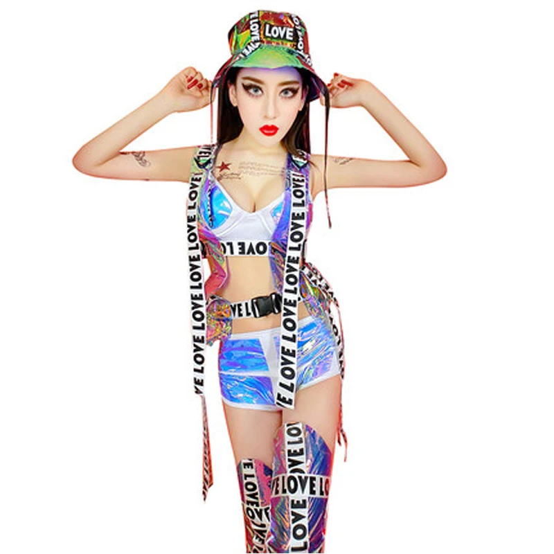 Новинка 2019 одежда в стиле хип хоп для женщин сценический костюм взрослых с