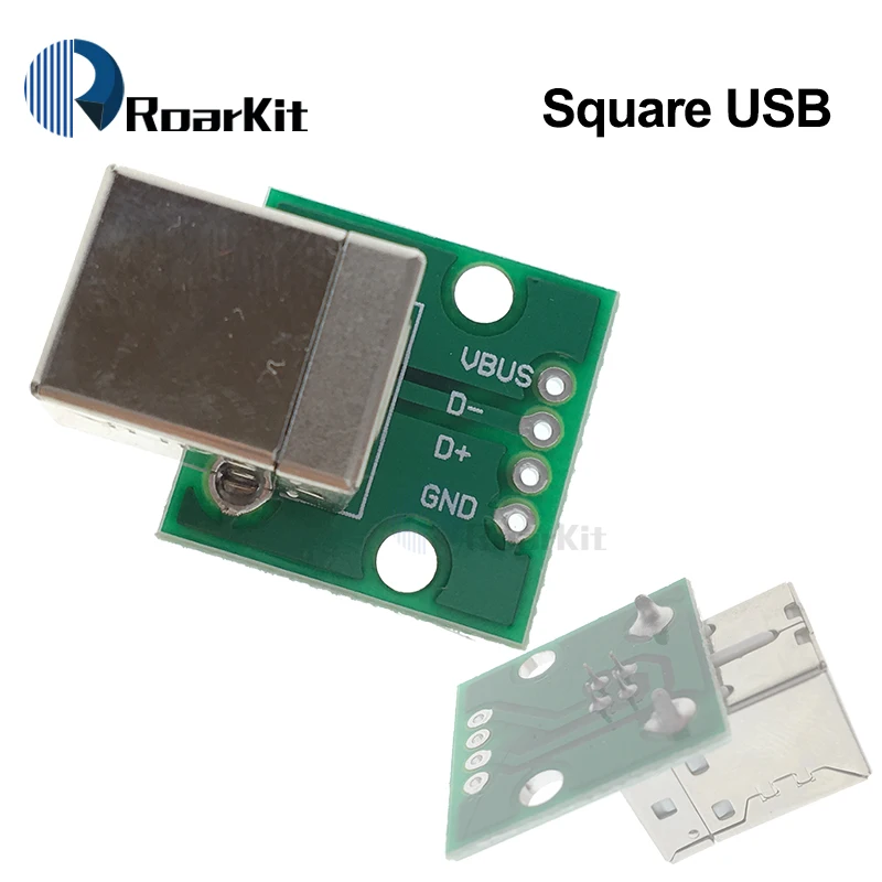 5 шт. USB коннектор папа/мини микро адаптер DIP 2 54 контактный разъем мама B Type C USB2.0 3 0