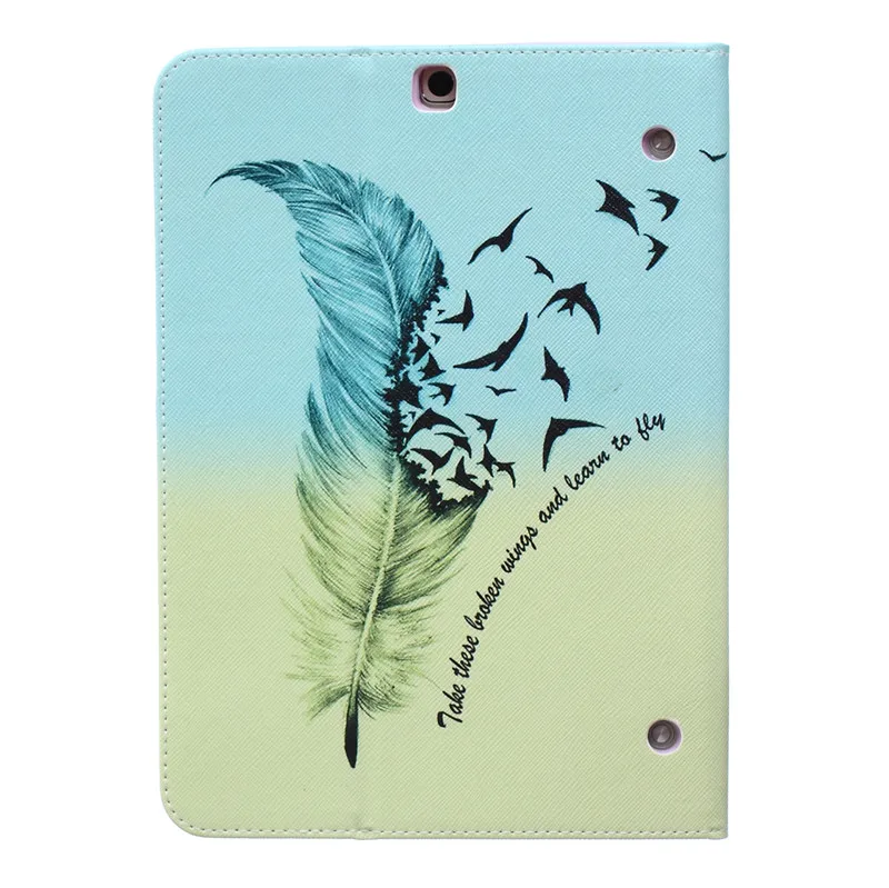11 видов стилей чехол из искусственной кожи с рисунком для Samsung Galaxy Tab S2 9 7 T810 T815 T819
