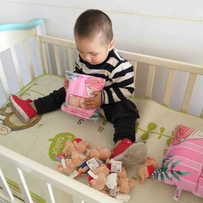 Лидер продаж 2019 плюшевая игрушка в виде свиньи подушка для закусок детей