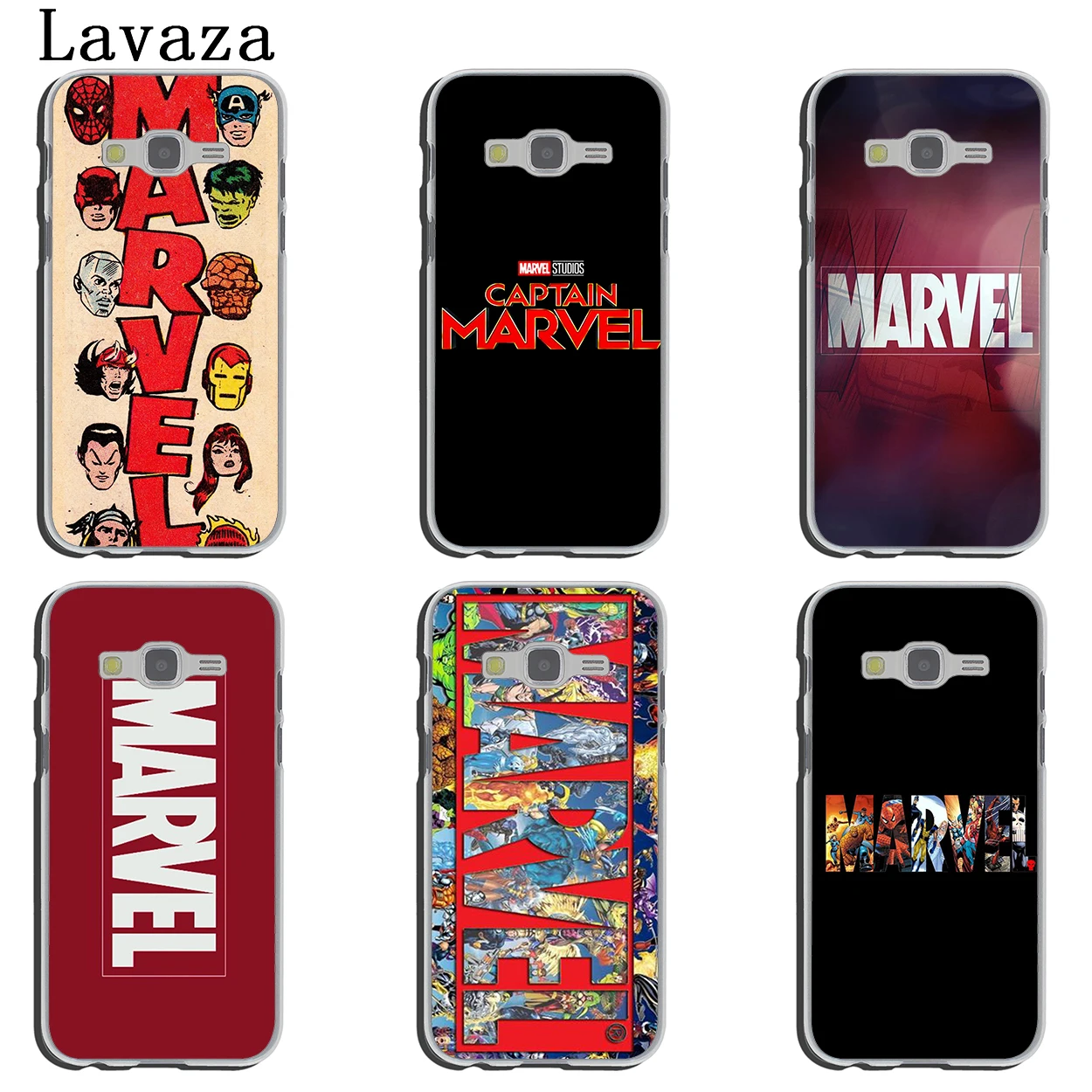 Lavaza класса люкс с логотипом комиксов Marvel чехол для телефона для samsung Galaxy Note 10 9 8 A9 A8 A7 A6 плюс A3 A5 A2 крышка