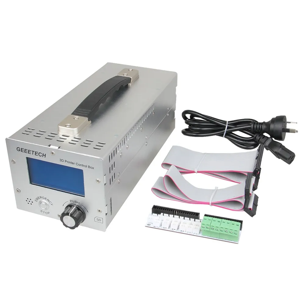 Geeetech 3-в-1 3D-принтеры Управление коробка, пригодный для Reprap Prusa I3/росток ремесленный станок с ЧПУ для американский размер штепсельной вилки