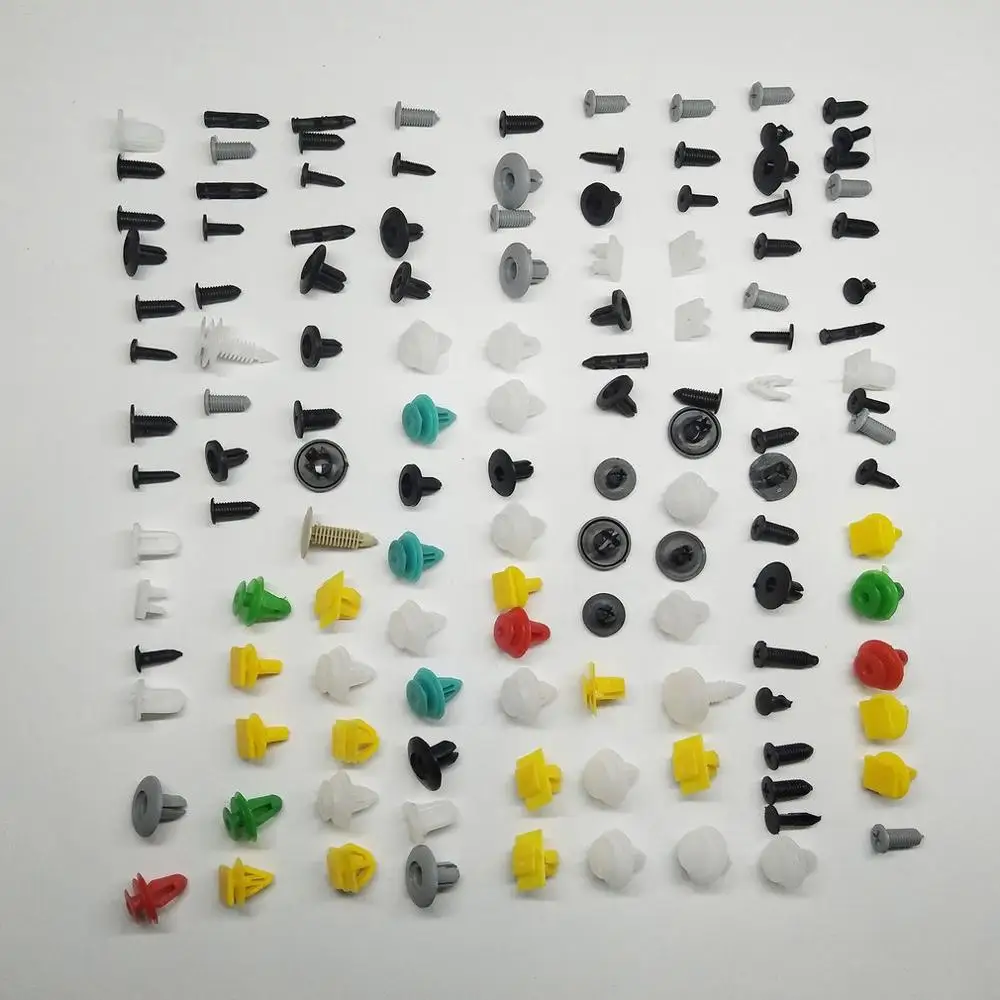 Новинка 100 шт. автомобильный нажимной штифт с заклепками Обрезной зажим панель