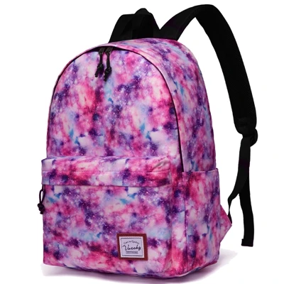 Pink Galaxy VASCHY, женский рюкзак, школьные сумки для девочек, женские дорожные сумки, рюкзак для ноутбука, рюкзак для женщин, Mochila, женский рюкзак - Цвет: Pink Galaxy