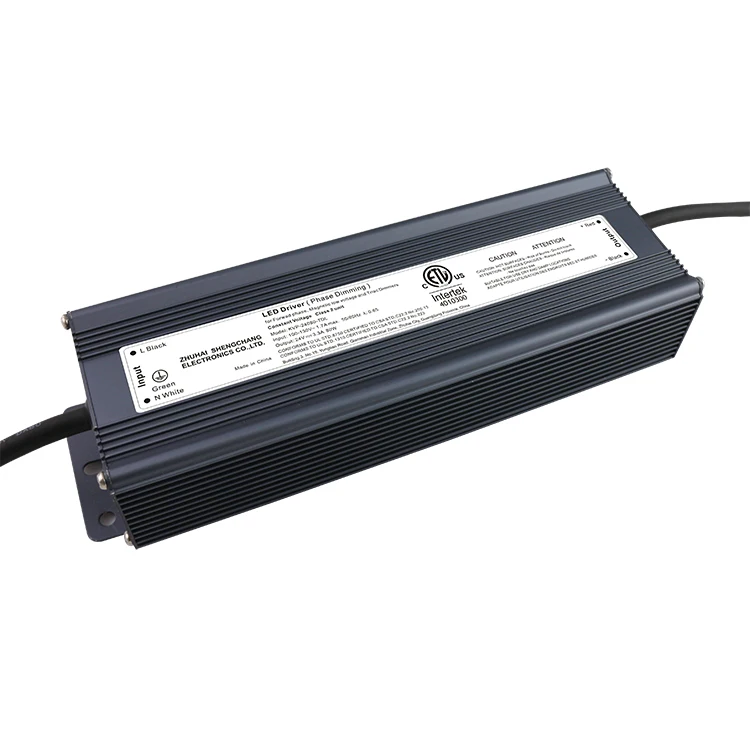 Светодиодный драйвер с регулируемой яркостью ac/dc 220 12 в 80 Вт Triac источник питания 24