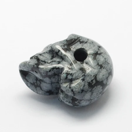 

stone beads, mixed style, skull, for halloween, mixed stone, 24x19x28mm, hole: 4mm; 12pcs/box