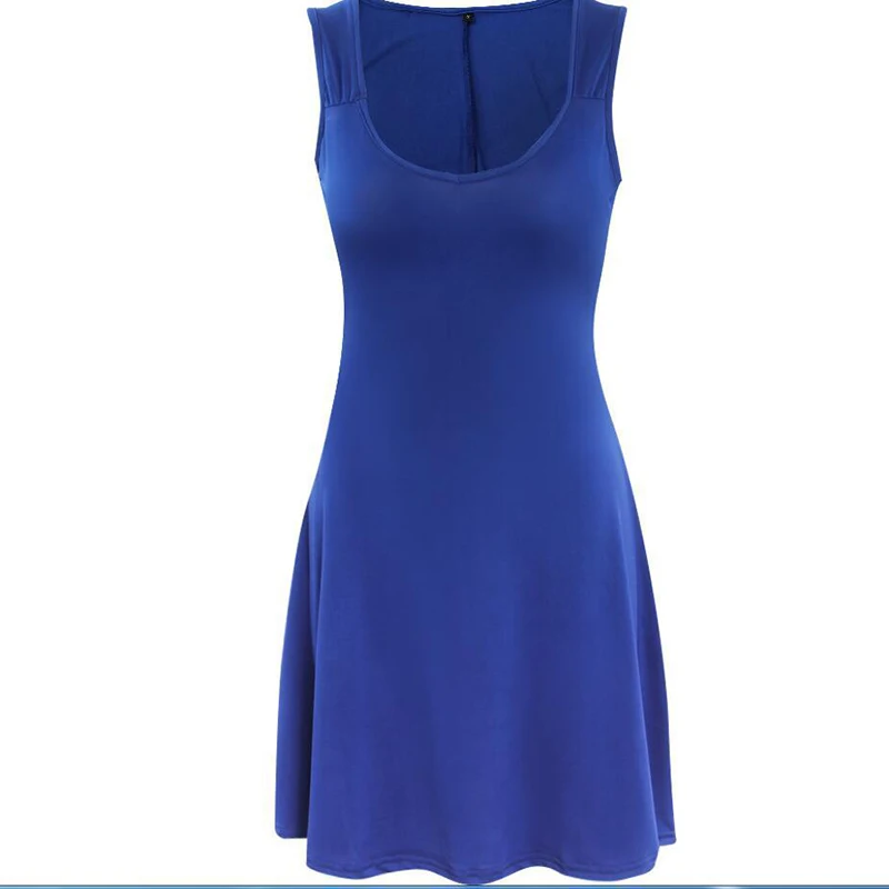 

YGYEEG Summer Women Sexy Bodycon Dress Casual Sleeveless Party Club Mini Spaghetti Strap Dress Vestidos For Female A-Line XXXL