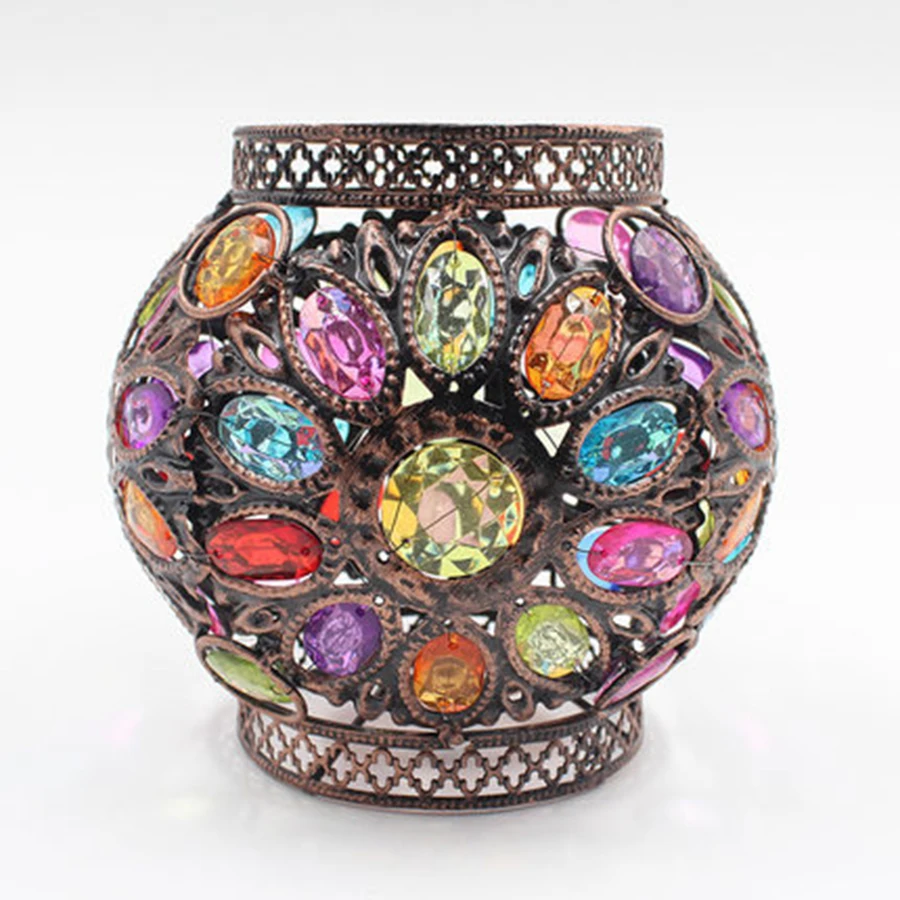 Европейский романтический подсвечник Простой декоративный с ветровой лампой