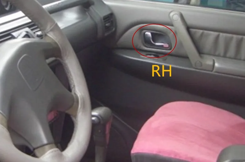 Soarhorse хром внутри ручки для межкомнатных дверей для Mitsubishi Pajero Montero MK2 V31 V32 V33 V43 1992-2000